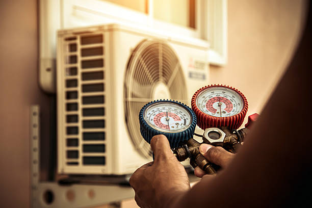 Professional Hvac technician working in Furlong, PA
